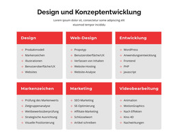 Branding Und Webdesign – Vorlage Für Website-Builder