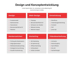 Branding Und Webdesign - HTML5-Responsive Vorlage