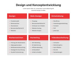 Branding Und Webdesign - Kostenlose Vorlage