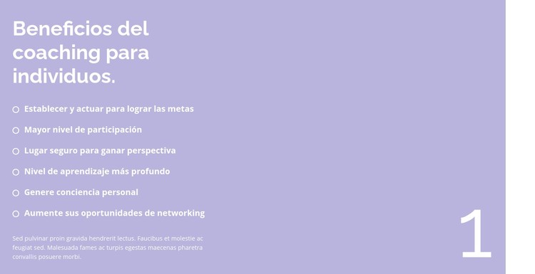 Gran lista Plantilla CSS