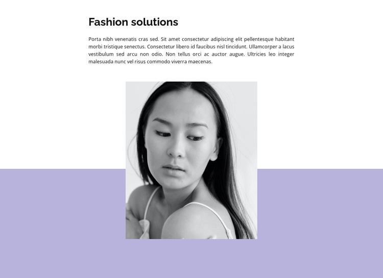 Comments from fashion critics Homepage Design