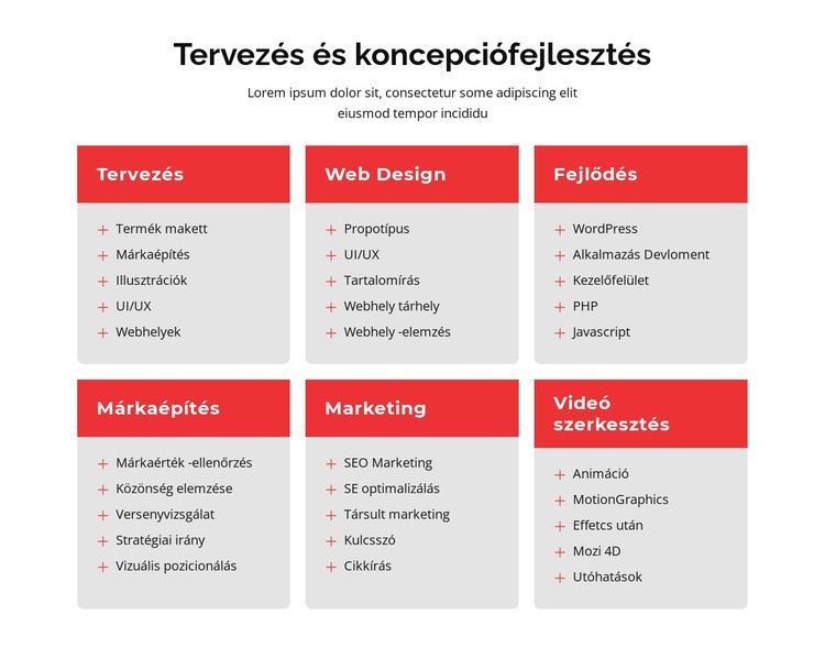 Márkaépítés és webdesign Weboldal tervezés