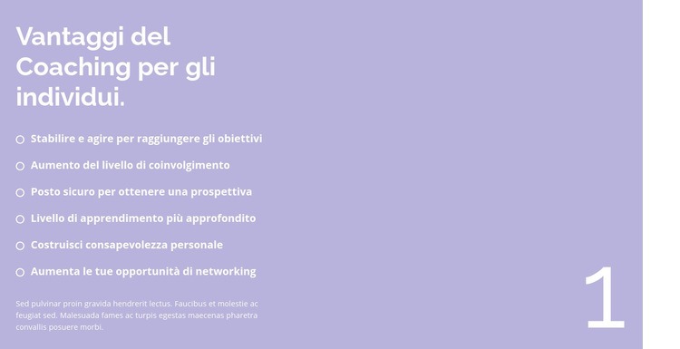 Grande lista Mockup del sito web