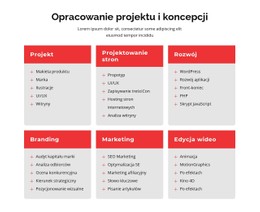 Branding I Projektowanie Stron Internetowych Szablon Siatki CSS