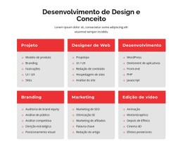 Branding E Web Design - Modelo Gratuito