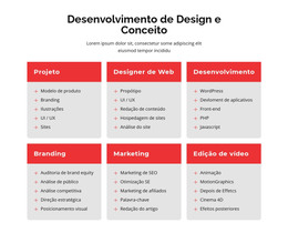 Branding E Web Design - Download De Modelo HTML