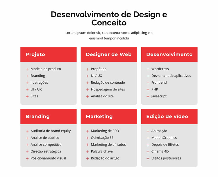 Branding e web design Template Joomla