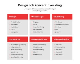 Varumärke Och Webbdesign - Exklusivt WordPress-Tema