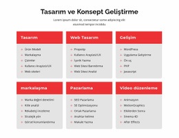 Markalaşma Ve Web Tasarımı - Bir Sayfa Şablonunu Sürükleyip Bırakın