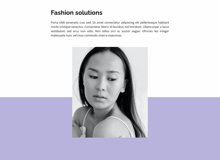 Comments from fashion critics Website Mockup