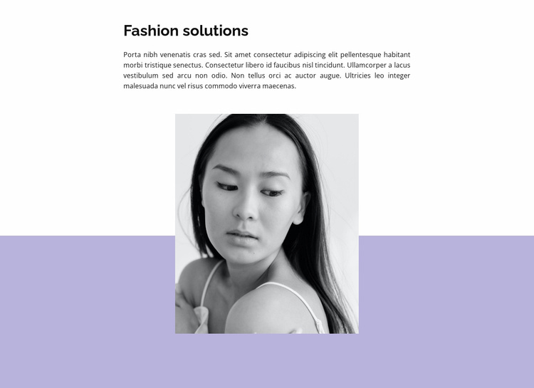 Comments from fashion critics Website Template
