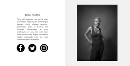 Big Social Icons - Beautiful WordPress Theme