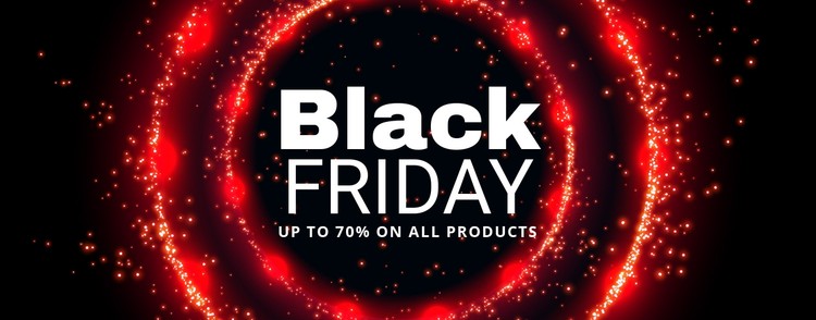 Black Friday prices on tech CSS Template