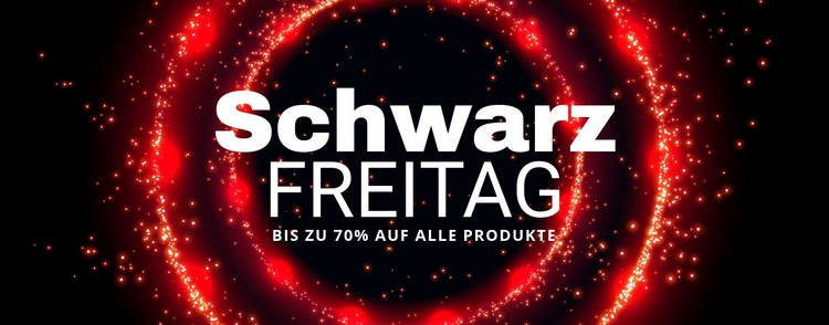 Black Friday Preise auf Tech Landing Page