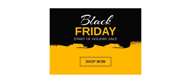 Black Friday prices on home items Elementor Template Alternative