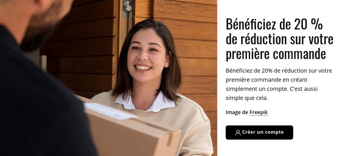 Votre première commande Conception de site Web