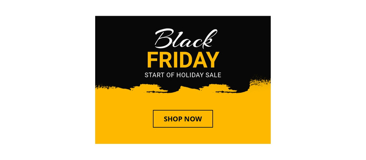 Black Friday prices on home items HTML5 Template