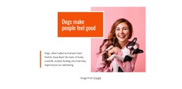 A Kutyák Jól Érzik Magukat Az Emberekben - HTML Designer