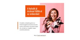 A Kutyák Jól Érzik Magukat Az Emberekben - HTML-Sablon Letöltése