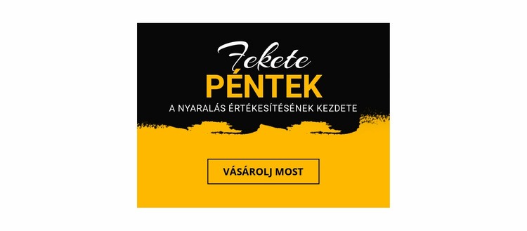 Fekete péntek árak a háztartási cikkekre HTML Sablon