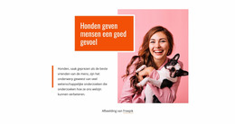 Honden Geven Mensen Een Goed Gevoel