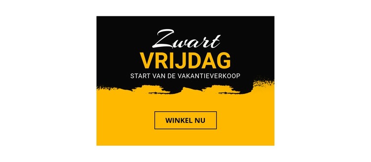 Black Friday-prijzen voor thuisartikelen Website mockup