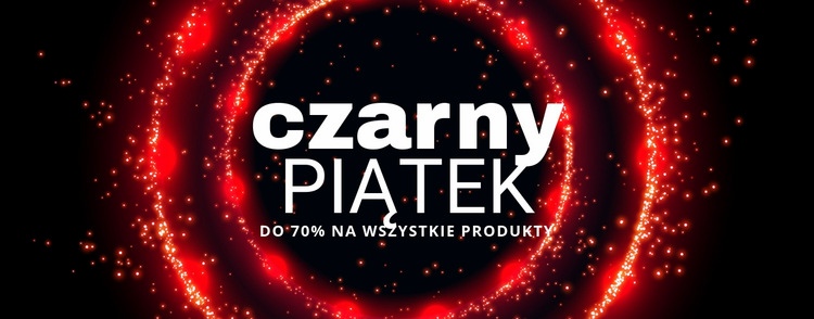 Ceny w Czarny piątek na tech Makieta strony internetowej