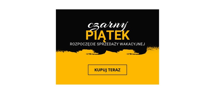 Ceny artykułów domowych w Czarny piątek Projekt strony internetowej