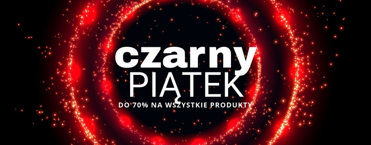 Ceny w Czarny piątek na tech Szablon HTML5