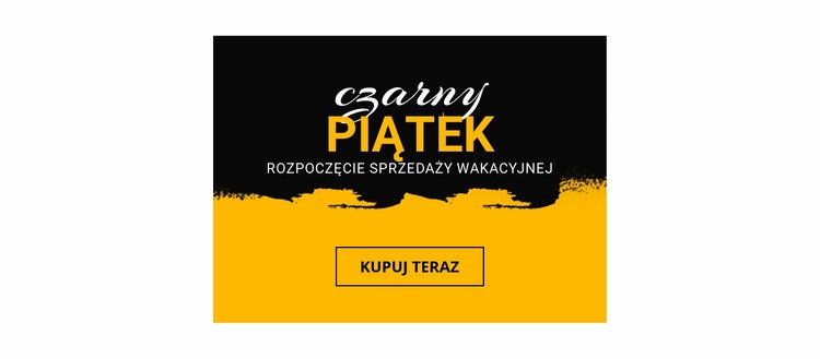 Ceny artykułów domowych w Czarny piątek Szablon HTML5