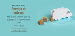 Nossos Serviços De Entrega - Design De Site Responsivo