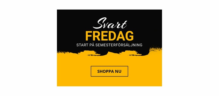 Black Friday -priser på hemartiklar CSS -mall