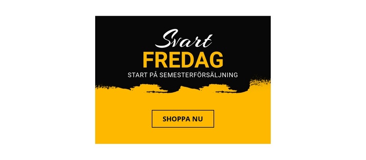 Black Friday -priser på hemartiklar HTML-mall