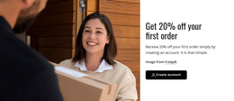 Getting Your First Order Your first order - Template by Nicepage