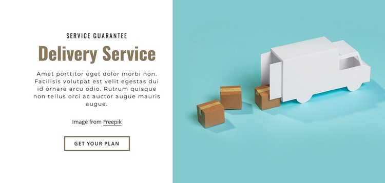 Our delivery services Template