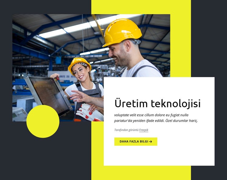 Modern yöntemler Html Web Sitesi Oluşturucu