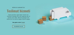 Teslimat Hizmetlerimiz - Duyarlı Web Sitesi Şablonları