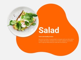 Spring Salad CSS Form Template