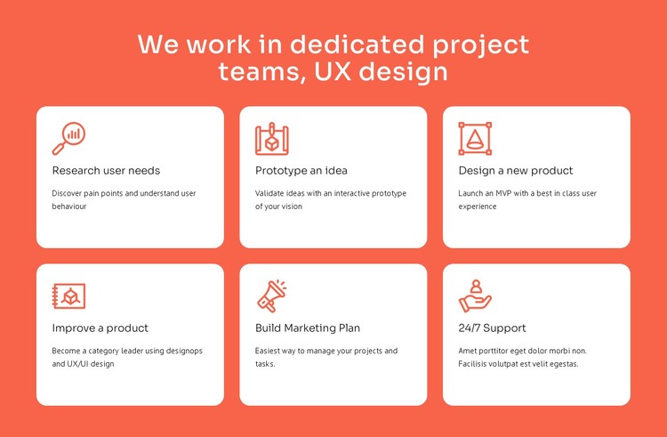 UX design specialization CSS Template