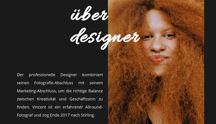 Der Designer heißt Sie willkommen CSS-Vorlage