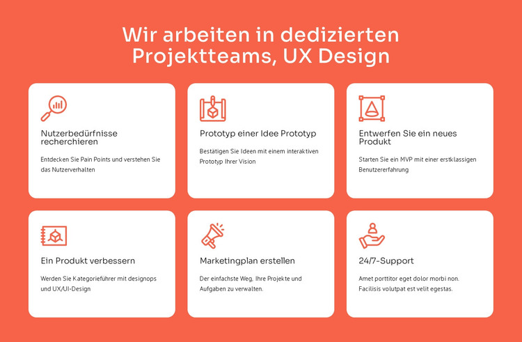 Spezialisierung auf UX-Design HTML-Vorlage