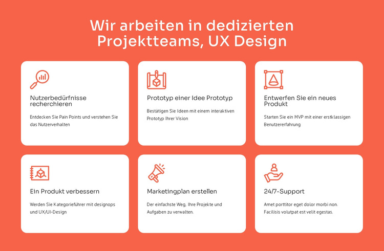 Spezialisierung auf UX-Design WordPress-Theme