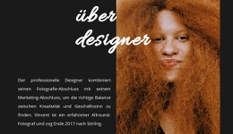 Fantastische Landingpage Für Der Designer Heißt Sie Willkommen