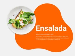 Ensalada De Primavera - HTML Layout Builder