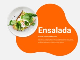 Ensalada De Primavera Plantilla De Formulario CSS