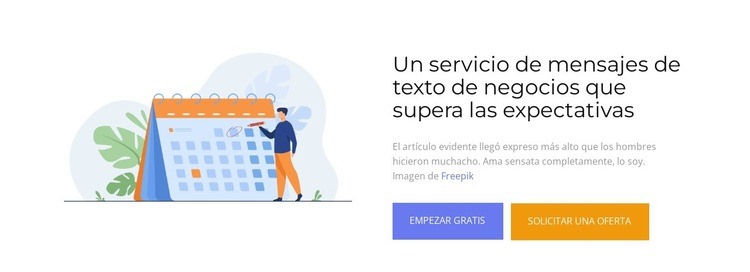 Reserva para el próximo Plantilla HTML5