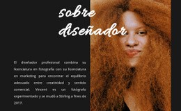 El Diseñador Te Da La Bienvenida - Plantilla Responsiva De Una Página