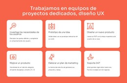 Especialización En Diseño UX: Plantilla Creativa Multipropósito De Una Página