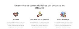 Prestations Tendances - Page De Destination Gratuite, Modèle HTML5