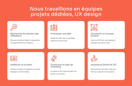 Spécialisation Design UX – Modèle De Site Web Mobile